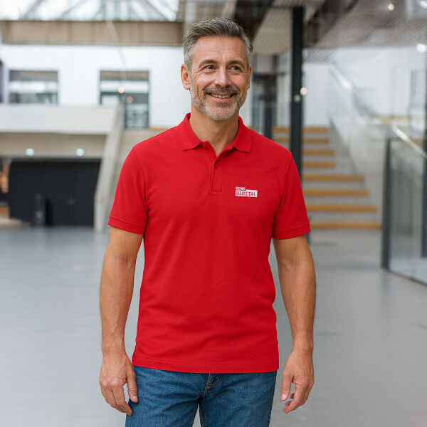 REWE digital Polo Venezian Red Miniaturansicht