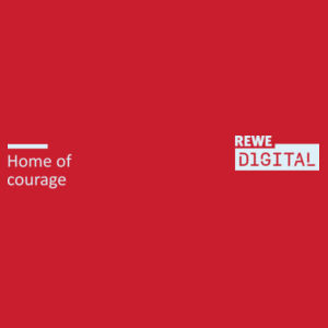 REWE digital Hoodie Home of courage Venezian Red Design