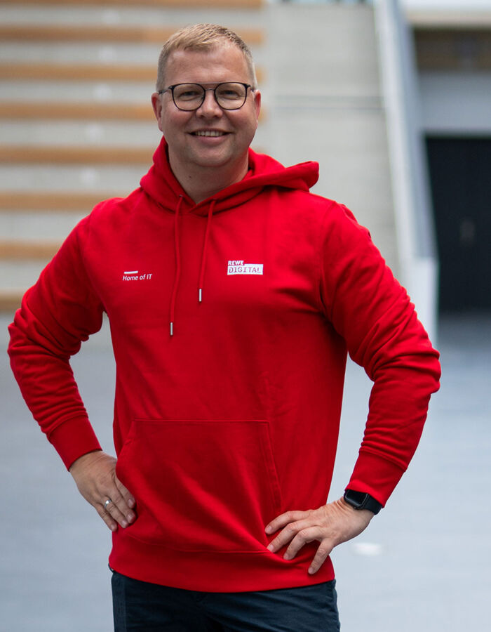 REWE digital Hoodie Venezian Red Home of ... Miniaturansicht