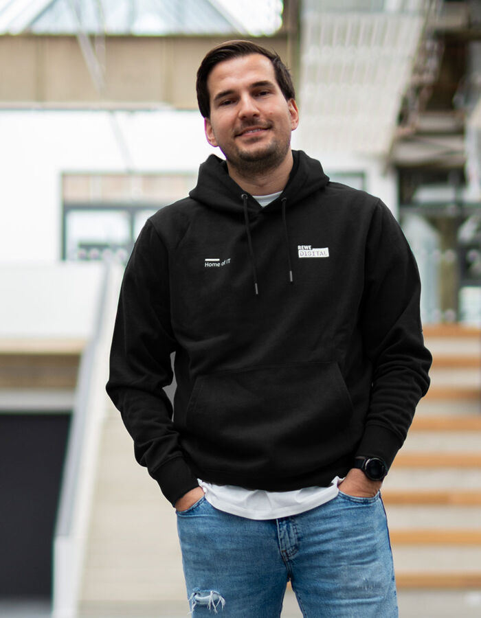 REWE digital Hoodie Black Home of ... Miniaturansicht